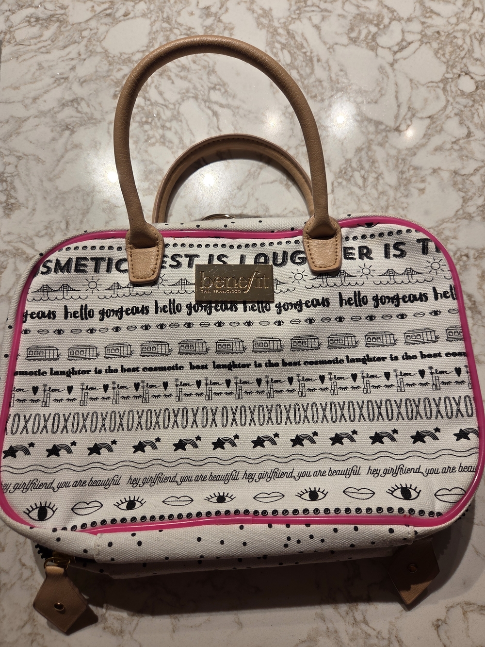 Benefit San Francisco Cosmetics Cosmetic Bag Makeup Travel Bag